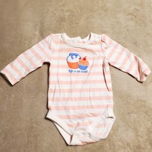 Gymboree Treats and Trucks cupcake bodysuit